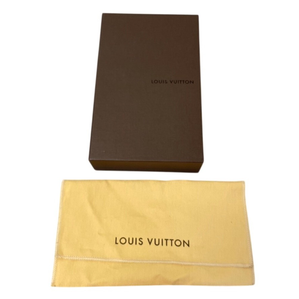 Louis Vuitton Drawer Box and Dust Bag Set Brown Yellow Authentic 5.5x8.5x2